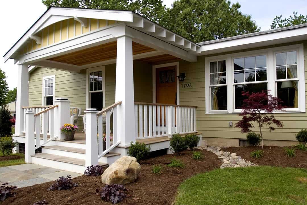 Custom entryway addition by Villa Builders in Central Maryland